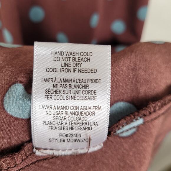 B Collection by Bobeau Dara puff sleeve polka dot maxi dress Size small Retro - Picture 10 of 10